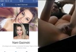 Vídeo intimo da musa do Criciúma Nani Gazinski mostrando a xoxota linda